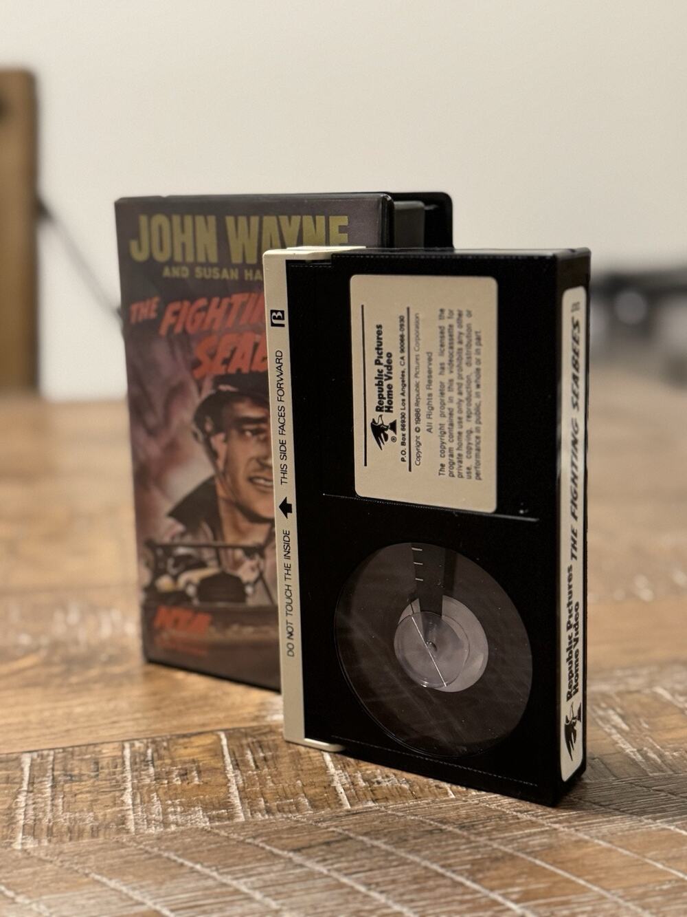 The Fighting Seabees Betamax John Wayne Movie Classic 1944 War Film